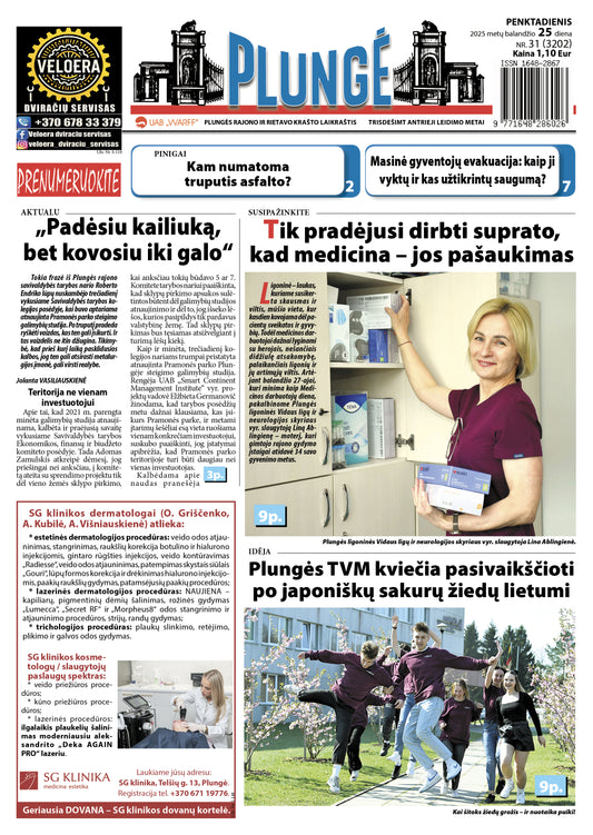 „Plungė“ 2026 m. prenumerata PDF formatu (fiziniams asmenims)